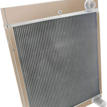 OzCoolingParts 121725C1 Radiator, 5 Row Core Full Aluminum Radiator for New International Tractor 766 886 966 986 1066 1086 1466 1486 +, 71611C1, 121725C1