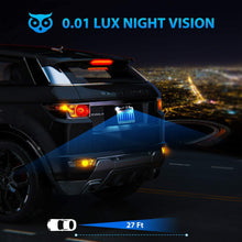 HD 1280x720p Rear Reversing Backup Camera Rearview License Plate Camera Night Vision Ip69k Waterproof for Kia Certao/Optima/K5 Hyundai i40 Sedan (Reverse Hole Replacement Camera)