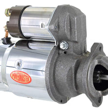 Powermaster 13635 Chrome Alternator (10MT Cast Iron DE Chevy 3 Bolt Bell Hag Mating 168T Flywheel)