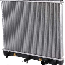 ECCPP Auto Parts Plastic Aluminum Replacement Radiator for 2006-2013 Toyota Yaris 1.5L CU2890 TO3010306,2890