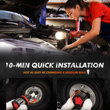 SEALIGHT H11/H8/H9 LED Headlight Bulbs, Laxmas L2 Series Low Beam/Fog Light, 360-degree Illumination, 200% Brightness, 6000K Daylight Effect, Canbus Error Free, Easy Installation, Pack of 2
