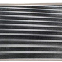 Primecooling 3 Row Aluminum Radiator +Fan (12 Inches Dia.) w/Shroud for Many GM Cars/Chevrolet GMC C/K Series Models 1966-80