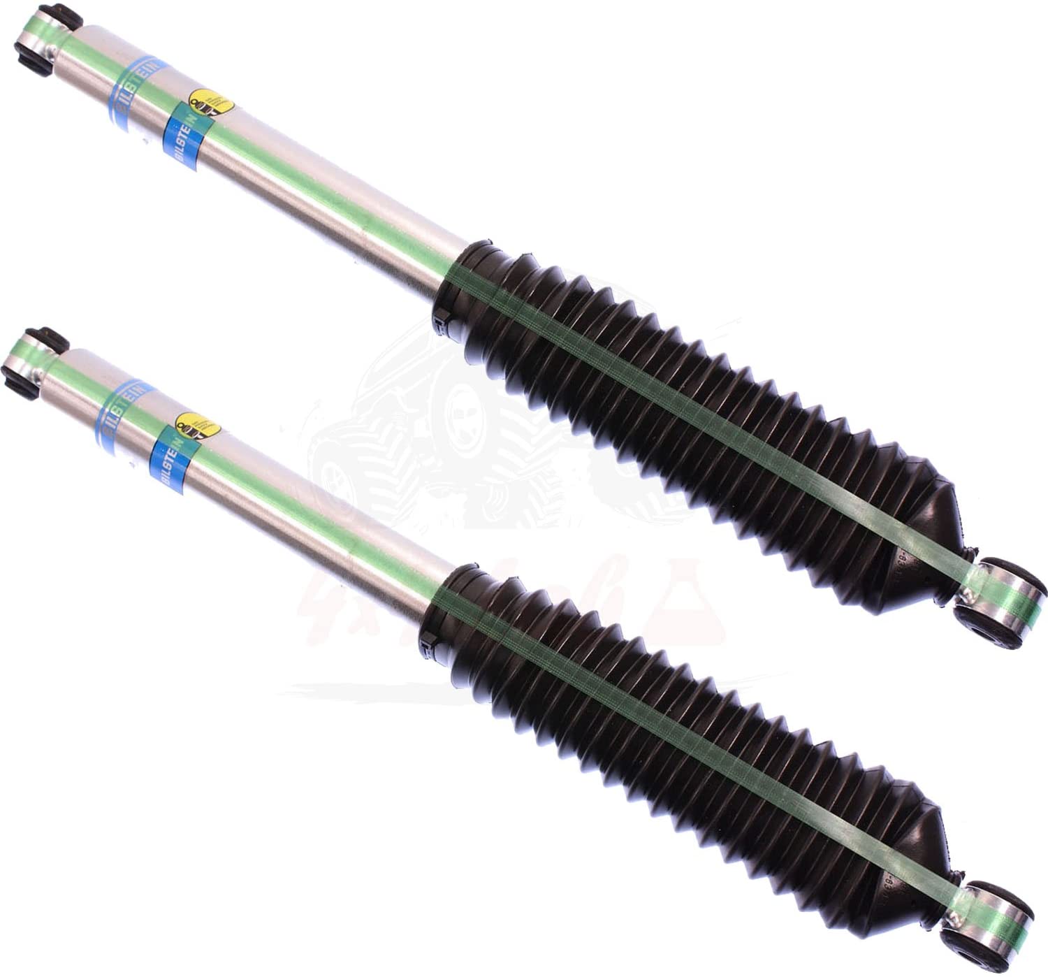 Bilstein B8 5100 Series 2 Rear Shocks Kit for 99-04 Jeep Grand Cherokee (Wj) 4WD 3.5-4 inch lift Ride Monotube replacement Gas Charged Shock absorbers part number 33-151632