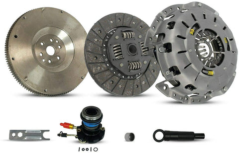 Clutch With Flywheel And Slave Kit Compatible With Ranger B3000 Sport Xl Xlt Ds Stx Base Edge Tremor Se Troy Lee Splash 1996-2008 3.0L 6Cyl. GAS OHV (07-116SFW3)