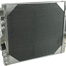 OzCoolingParts 07-17 Jeep Wrangler JK Radiator, 3 Row Core Aluminum Radiator for 2007-2017 08 09 10 11 12 13 14 15 16 Jeep Wrangler JK 3.6 3.8L V6