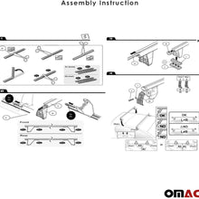 Roof Rack Cross Bars Lockable Luggage Carrier Compatible with Smooth Roof Cars | Silver Aluminum Cargo Carrier Rooftop Luggage Bars | Automotive Exterior Accessories Fits Alfa Romeo Stelvio 2017-2021