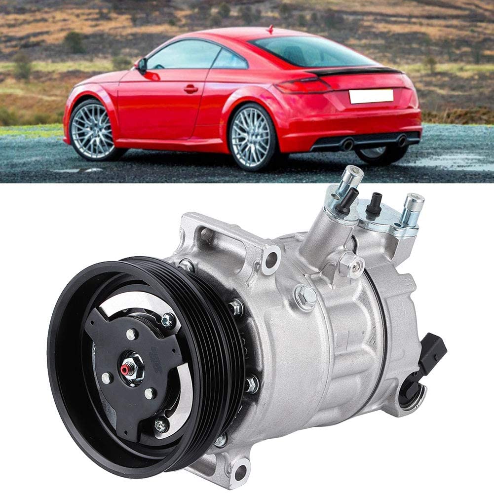 AC Compressor & A/C Repair Kit, Air Condition Compressor Replacement Part IG567 CO4574JC Fit for Beetle 2006-2014
