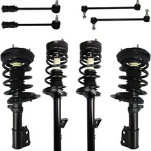 Detroit Axle - Front Rear Struts Assembly w/Sway Bar Links Replacement for Chrysler 300M Concorde LHS Dodge Intrepid