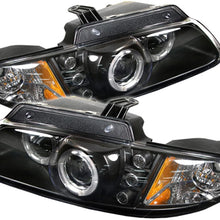 Spyder Auto Dodge Caravan/Grand Caravan/Chrysler Town & Country/Chrysler Voyager Black Halogen LED Projector Headlight (Black)
