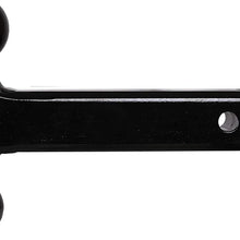 Ball Mount by GenY 034,2" Tri Ball Mount,Solid Steel Shank,10,000 lb."Triple Ball" Towing Mount,2 5/16",2",1 7/8" Ball Mount,100% USA Made