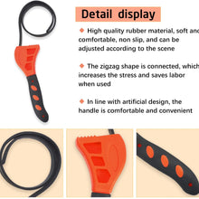 Straps Wrench Filter Tool Set Adjustable Rubber Oil Water Straps Wrench Plumbing Shower Head Craftsman Wrench Heavy Duty Multifunctional Wrench Tools 2PACK