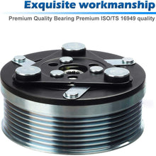AUTEX AC A/C Compressor Clutch Coil Assembly Kit 80221SWAA02 38810RRBA01 4918U1 Replacement for Civic 2006 2007 2008 2009 2010 2011 1.8L