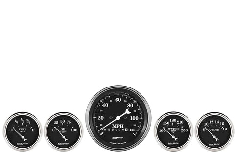 AutoMeter 1740 Gauge Kit, 5 Pc, 3 3/8