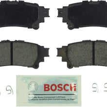 Bosch BE1391 Blue Disc Brake Pad Set for Select Lexus GS350, GS450h, IS250, IS350, RC350, RX350, RX450h; Toyota Highlander, Prius V, Sienna - REAR