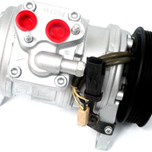 A/C Remanufactured Compressor Kit Fits Chrysler Town & Country Dodge Caravan Grand Caravan Plymouth Voyage Grand Voyager 1996 1997 1998 1999 2000 V6 3.3L 3.8L OEM 10PA17J 57378