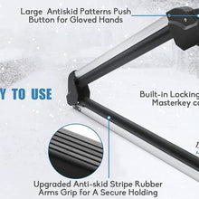 MaxKare Ski & Snowboard Car Racks Universal for 6 Pairs Skis/4 Snowboards Aviation Aluminum Resistant to -60°C Upgraded Ski Rack 33inch Fit Wing/Oblate/Square Crossbars