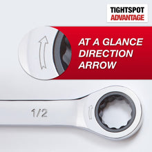 24pc IN/MM TIGHTSPOT Ratcheting Wrench Set - MASTER SET Including Inch & Metric With Quick Access Wrench Organizer - Our standard in combination wrench sets from gear to tip