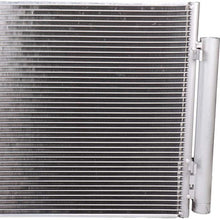 OCPTY Aluminum AC A/C Condenser Replacement fit for 2010-2012 for Hyundai Santa Fe 2011-2015 Kia Sorento 3882