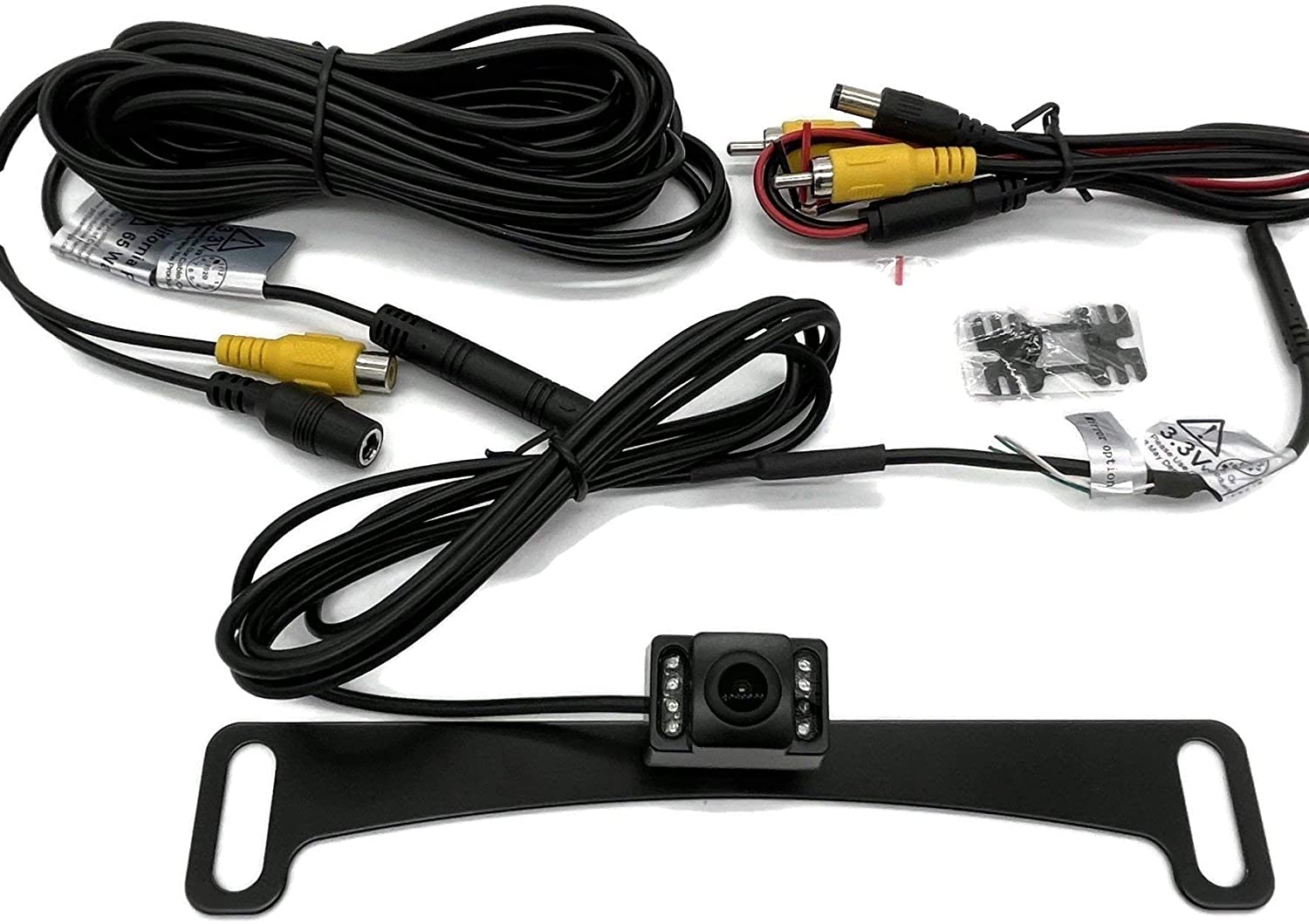 Ensight Auto Hidden License Plate Tag Camera with IR Nightvision sensors and Optional Parking Lines