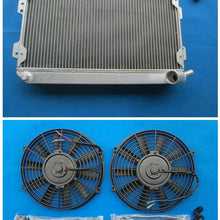 3 ROW Aluminum Radiator + Fans For MAZDA RX7 RX-7 SA/FB S1/S2/S3 1979-1985 80 81