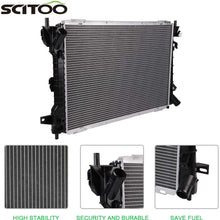 SCITOO Full Aluminum Radiator Replacement for 1998 1999 2000 2001 2002 Mercury Grand Marquis Sedan 4.6L CU2157 Plastic Radiator