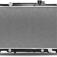 Radiator with Oil Cooler Compatible with 02-06 Honda CR-V EX, LX / 2003 Honda CR-V Base/Element DX / 2004-2006 Honda Element EX, LX/Honda CR-V EX-L, SE(Excl 2004 Honda CR-V EX-L, SE) L4 2.4L