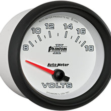 AUTO METER 7891 Phantom II Electric Voltmeter Gauge