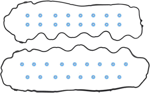 DNJ VC4185G Valve Cover Gasket Set W/Grommets for 2005-2016 Ford, F-250 Super Duty, F-350 Super Duty, F-450 Super Duty, 6.8L, V10, SOHC, 30V, 415cid
