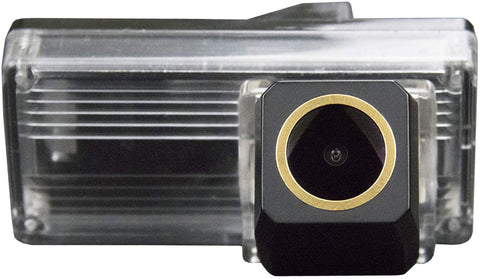HD 1280x720p Golden Camera for Toyota Reiz Land Cruiser LC100 LC200 LC120 Prado Prius Mark X GRX120,3nd Generation Camera Rear View Reversing Backup Camera Night Vision Waterproof Backing Camera