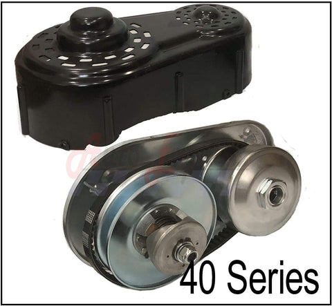 Go Kart Torque Converter Kit 40 Series Clutch Pulley Driver Drives 8-16HP Smoother Acceleration Climbing Ability Top End Speed USA STOCK