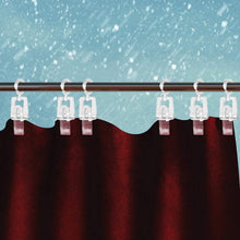 Frienda 100 Pieces Christmas Light Clips, RV Awning Clips, Christmas Party Wire Light Holder Hanger for Festival Decoration Outside String Lights Outdoor Camping RV Awning New Year Decorations