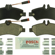 Bosch BE1317H Blue Disc Brake Pad Set with Hardware for Select Dodge, Freightliner, Mercedes-Benz, and Volkswagen Commercial Vans - REAR