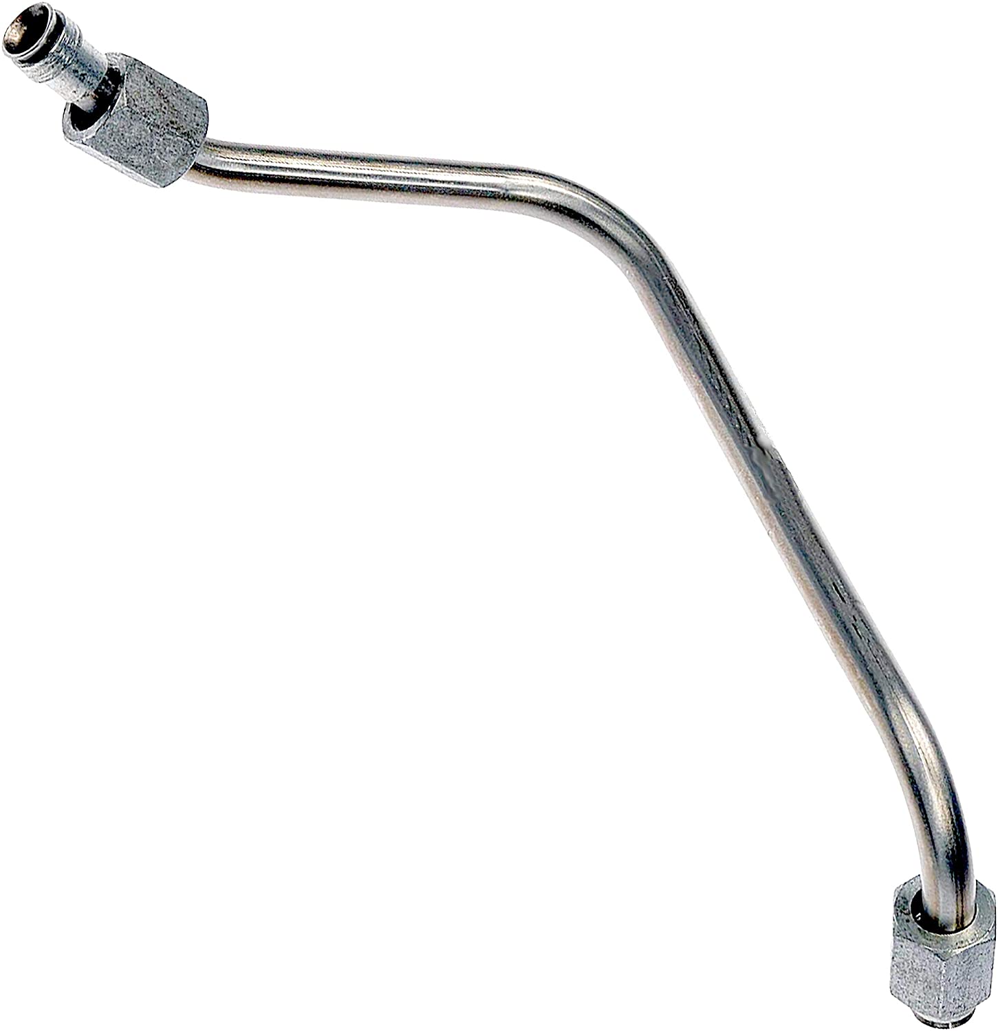 APDTY 115930 Exhaust Backpressure Sensor EBT Tube Pipe Fits Select 6.0L Diesel Engines (Mounted Under The Coolant Overflow Bottle Under The Hood; Commonly Needed Due To Excessive Carbon Build Up)