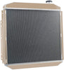 CoolingSky 4 Row All Aluminum Radiator for Ford F-100 F-250 F-350 Pickup Truck 1953-1956