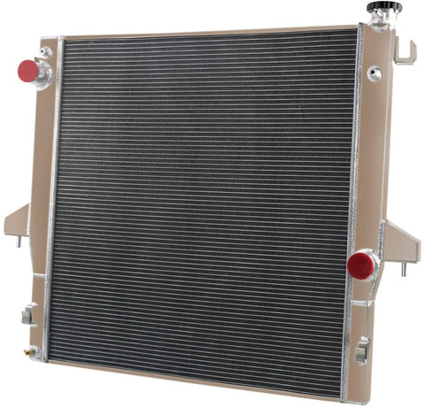 OzCoolingParts OzCoolingParts 03-10 Dodge Ram Series Radiator, 3 Row Core Aluminum Radiator for 2003-2010 2004 2005 06 07 08 09 Dodge Ram 2500 3500, 5.9L 6.7L L6 Diesel OHV Cummins Engine