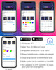 Govee Interior Car Lights, Car LED Strip Light Upgrade Two-Line Design Waterproof 4pcs 48 LED APP Controller Lighting Kits, Multi DIY Color Music Under Dash Car Lighting with Car Charger, DC 12V