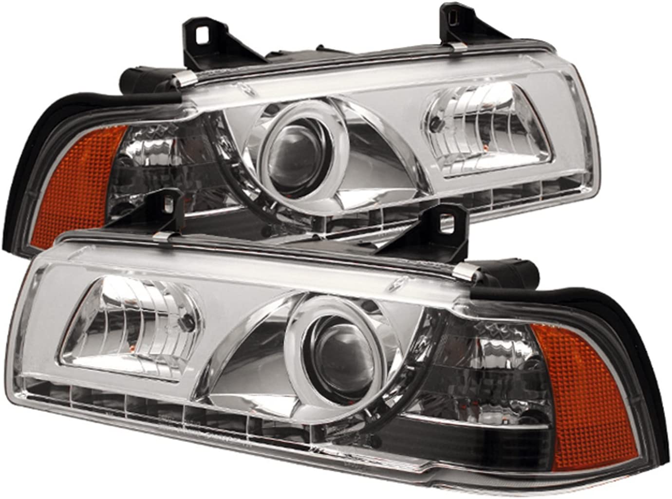 Spyder Auto 444-BMWE36-4D-DRL-C Projector Headlight