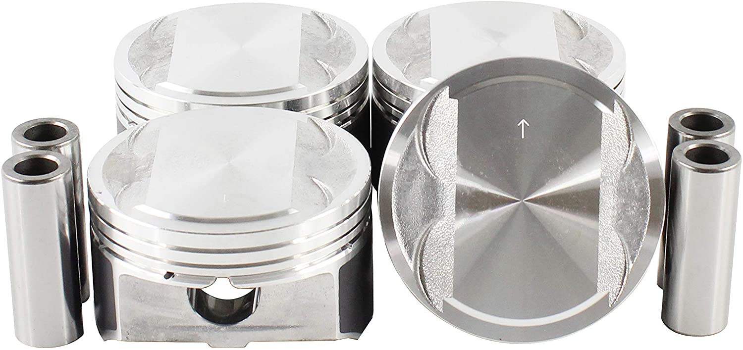 DNJ P171A.20 Oversize Piston Set for 2007-2015 / Dodge, Hyundai, Jeep, Kia/Caliber, Compass, Forte, Forte5, Patriot, Tucson / 1.8L, 2.0L / DOHC / 16V / 110cid, 122cid, 1975cc / VIN 0, VIN 2, VIN A