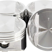 DNJ P171A.20 Oversize Piston Set for 2007-2015 / Dodge, Hyundai, Jeep, Kia/Caliber, Compass, Forte, Forte5, Patriot, Tucson / 1.8L, 2.0L / DOHC / 16V / 110cid, 122cid, 1975cc / VIN 0, VIN 2, VIN A
