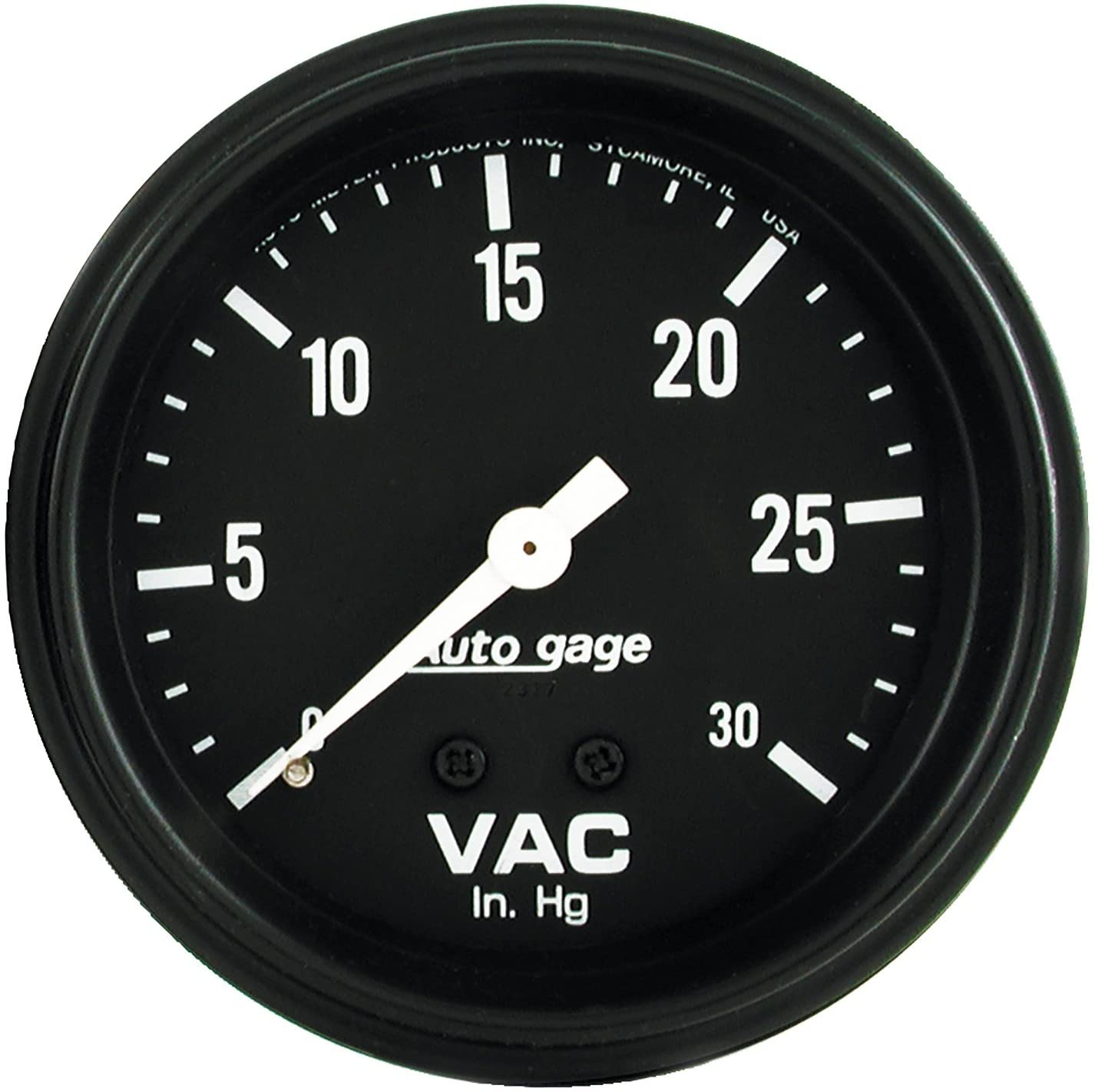 AUTO METER 2317 Autogage Vacuum Gauge Regular, 2.625 in.