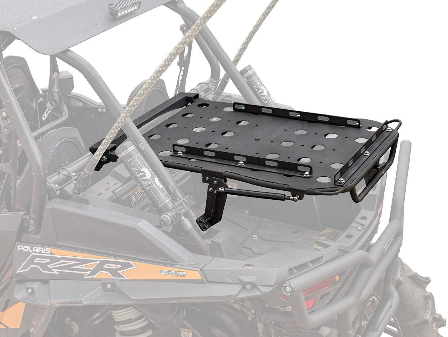 SuperATV Cargo Rack for 2018+ Polaris RZR XP Turbo S / 2019+ Polaris RZR XP 4 Turbo S | Fits up to 34