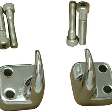 Rugged Ridge 11303.01 Chrome Front Tow Hook - Pair