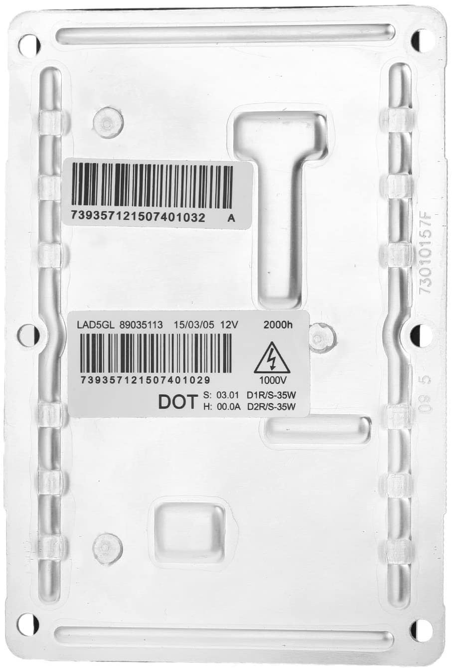Aupoko 89035113 LAD5GL Xenon HID Ballast for Cadillac CTS SRX Audi BMW E81 E87 Volvo, 4 Pins HID Headlight Headlamp Control Unit Assembly, Replaces# 3D0 907 391B 3D0907391B