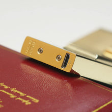 Gold Electric Arc Metal Cigarette USB Lighter Rechargeable - One Lighter w/Random Color and Design