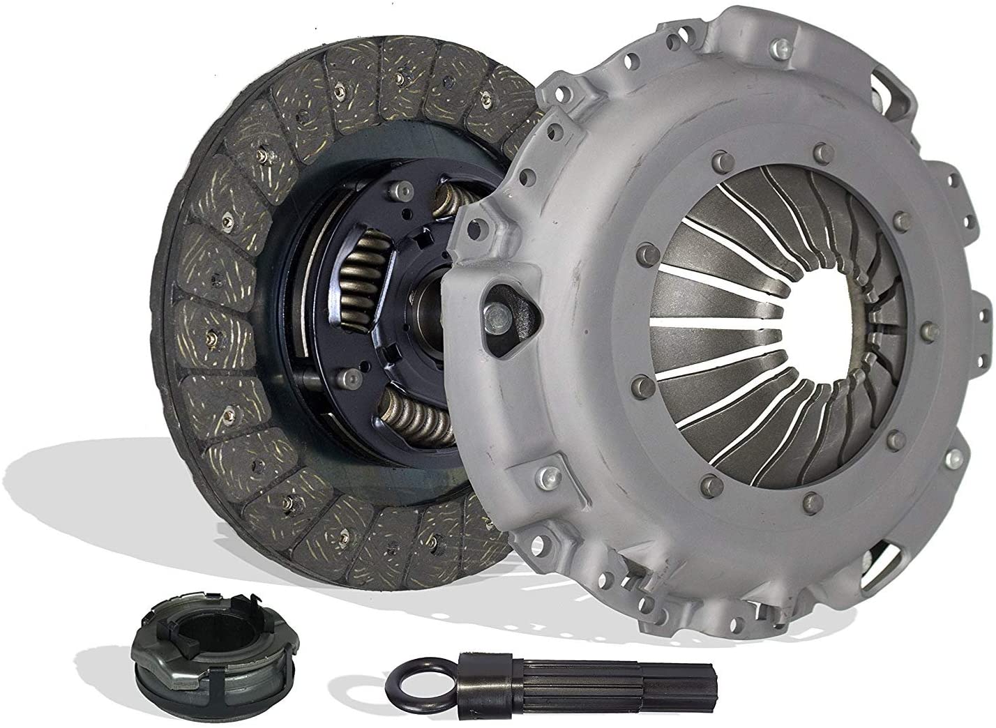 Clutch Kit Set Compatible With Golf Beetle Jetta Gl Gls Europa Cabrio Comfortline Trendline Gti Highline Variant 1998-2006 2.0L l4 GAS SOHC (AEG Gasoline; MK4 model only 17-046) (STOCK)