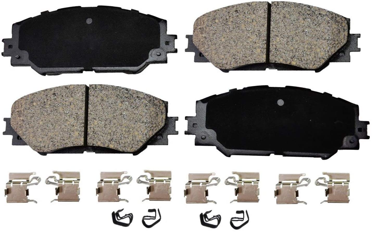PT Auto Warehouse PT1210 - Ceramic Disc Brake Pad Set - Front