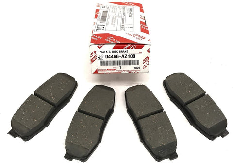 Genuine Toyota Premium Ceramic Rear Brake Pad Set 04466-AZ108 | 2008-2012 Sequoia | 2007-2017 Tundra