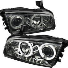 Spyder Auto PRO-YD-DCH05-CCFL-BSM Dodge Charger LED Halo Projector Headlight