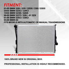 Replacement for 99-09 Bmw 3-Series / Z4 AT/MT OE Style Full Aluminum Core Radiator DPI 2636
