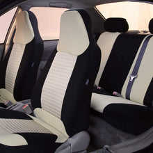TLH Premium Fabric Seat Covers Full Set, Airbag Compatibal&Split Bench, Gray Color-Universal Fit for Cars, Auto, Trucks, SUV